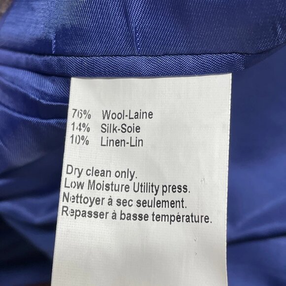 Patrick James Men’s Plaid Wool-Blend Sportcoat - Picture 6 of 7